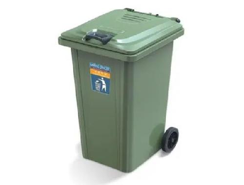 50L绿色塑料垃圾桶